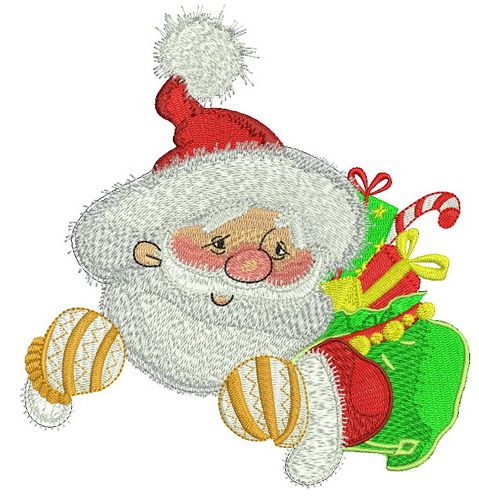Kind Santa 2 machine embroidery design