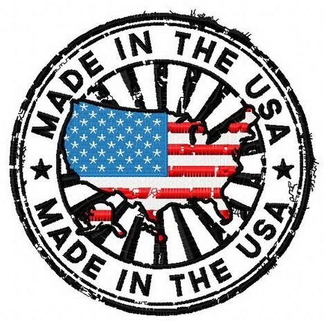 Made in the USA 2 machine embroidery design