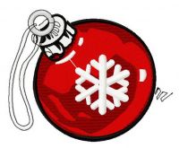 Christmas ball 2 embroidery design