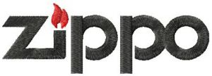 Zippo logo embroidery design