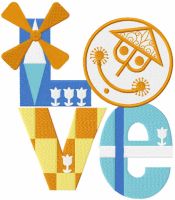 Disney Park inspired embroidery design