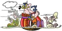 Obelix Adventure embroidery design
