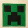 Minecraft Creeper design embroidered