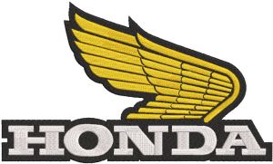 Honda gold wings embroidery design