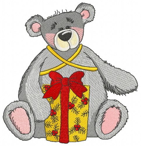 Teddy bear fairy 8 machine embroidery design