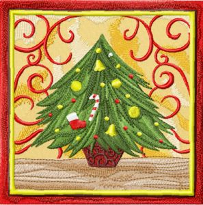Christmas Tree embroidery design
