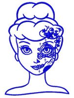 Fancy Cinderella 4 embroidery design