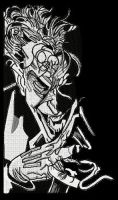 Joker embroidery design