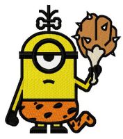 Prehistoric Minion 3 embroidery design