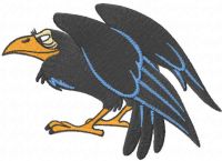 Evil Queen Raven embroidery design