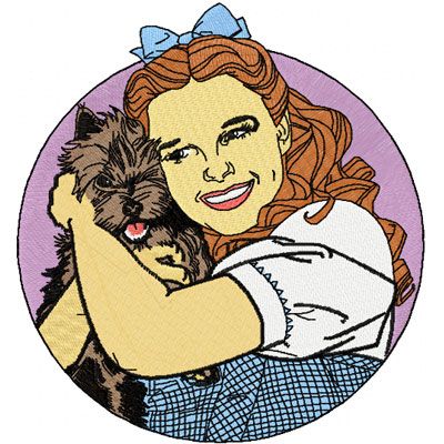 Dorothy Toto  embroidery design
