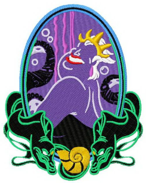 Ursula machine embroidery design