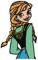 Anna embroidery design