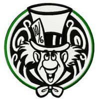 Mad Hatter 2 embroidery design