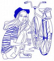 Let's go for a ride 5 embroidery design