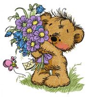 Bouquet for you 2 embroidery design