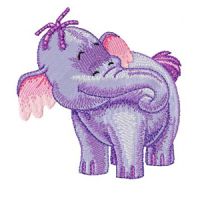 Heffalump 1 embroidery design