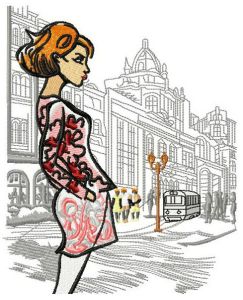 French fashion embroidery design