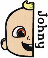 Johny baby embroidery design