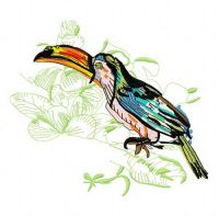 Toucan 2 embroidery design