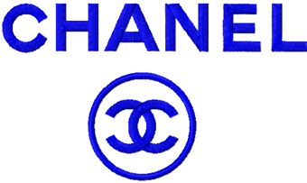 Chanel logo machine embroidery design
