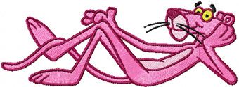 Pink Panther - Think Pink! machine embroidery design
