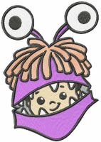 Boo embroidery design