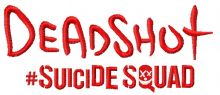 Suicide Squad Deadshot 3 embroidery design