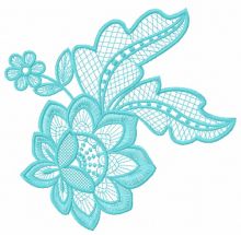 Lace flower 9 embroidery design