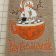 Towel with hot cocoa with snowball embroidery design