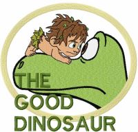 The good dinosaur embroidery design