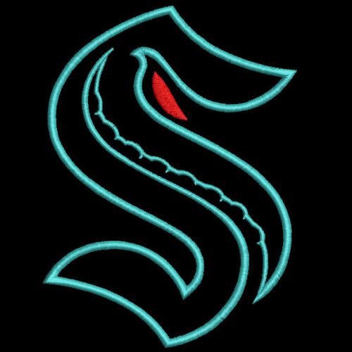 Seattle Kraken Jersey Logo 2026 embroidery design