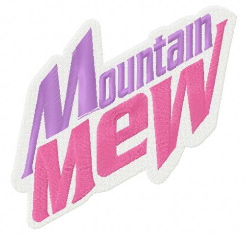 Mountain Mew 2 machine embroidery design