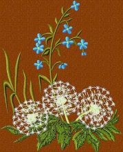Dandelions embroidery design