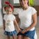Embroidered t-shirt of a mommy and her daughter wearing matching outfits