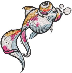 Telescope oranda fish
