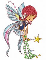 Kind fairy 3 embroidery design