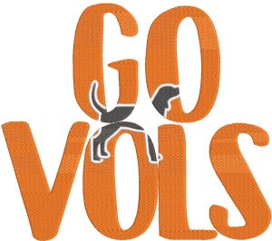 Univ Of Tennessee alternative embroidery design