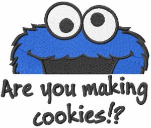 Cookie monster have question