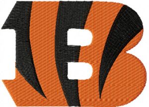 Cincinnati Bengals logo embroidery design