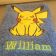 Towel with Pokemon Pikachu embroidery design