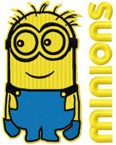 Minions 5 embroidery design