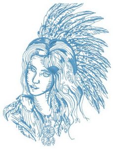 Indian fashion 2 embroidery design