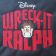 Embroidered Wreck-It Ralph logo on black bag
