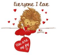 Everyone I love 2 embroidery design