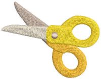 Scissors free embroidery design