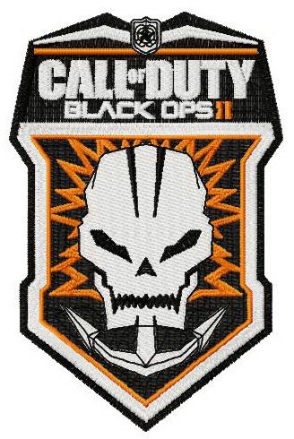 Call of duty black ops machine embroidery design