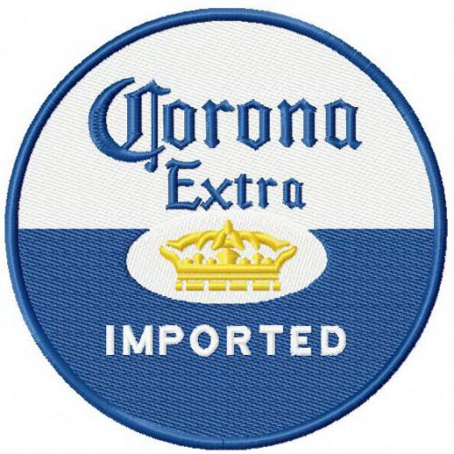 Corona  Extra Imported machine embroidery design
