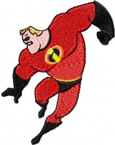 Mr. Incredible 2  embroidery design