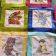 Baby quilt with cute pets embroidery designs